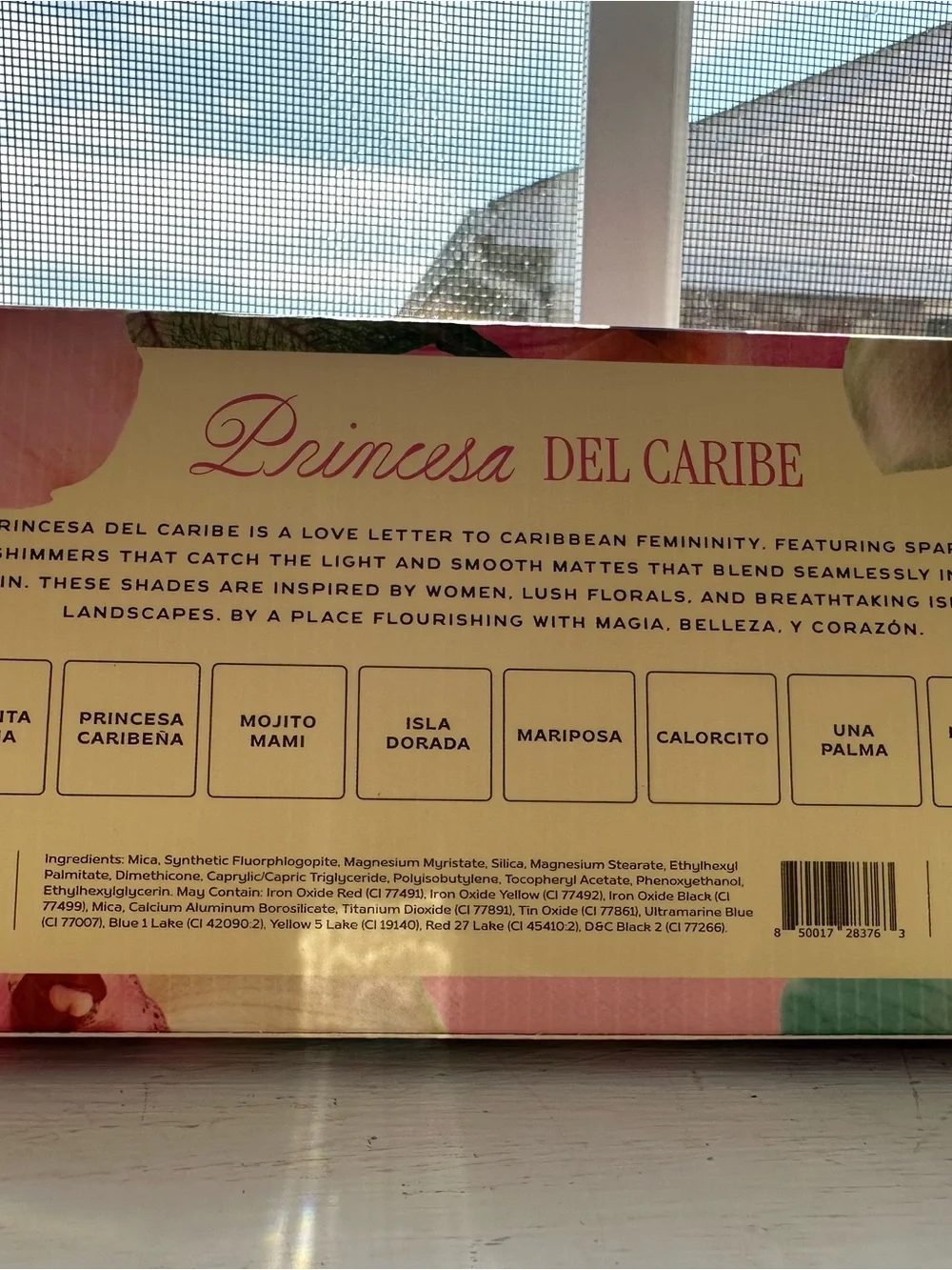PRINCESA DEL CARIBE EYESHADOW PALETTE